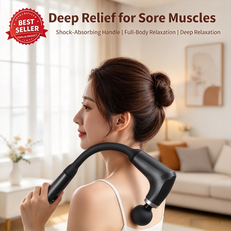 Health Wellness - Pistolet de massage électrique intelligent, masseur