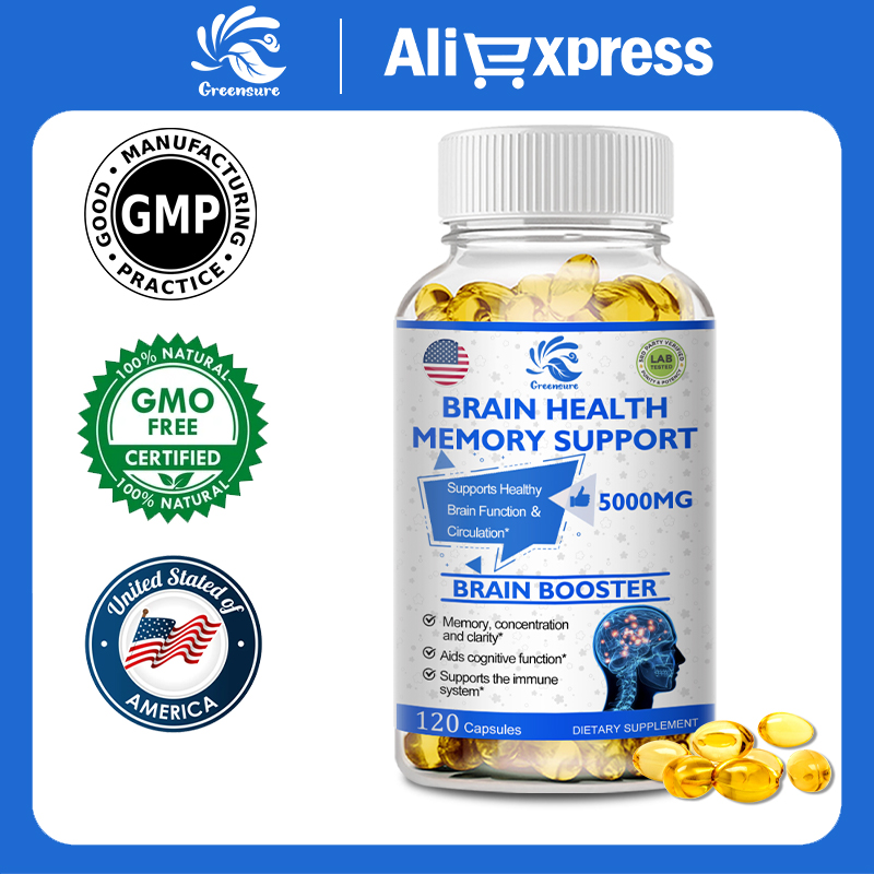 Ginger Tea - Capsules cérébrales avec Ginkgo Biloba B6,