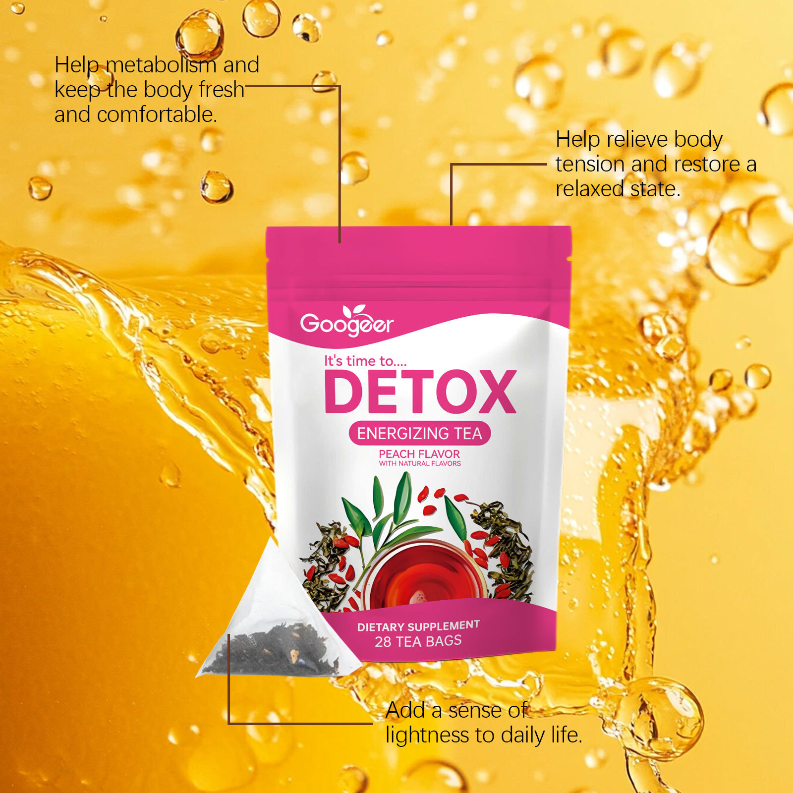 Thé détox nettoyant - Thé éner - Herbal Tea avis et prix