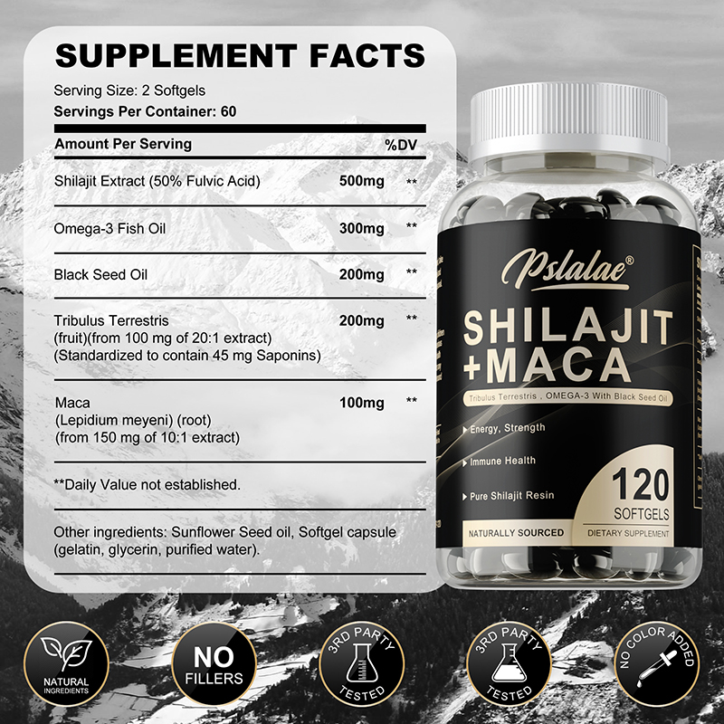Shilajit + Maca - Améliorez l' - Herbal Supplement avis et prix