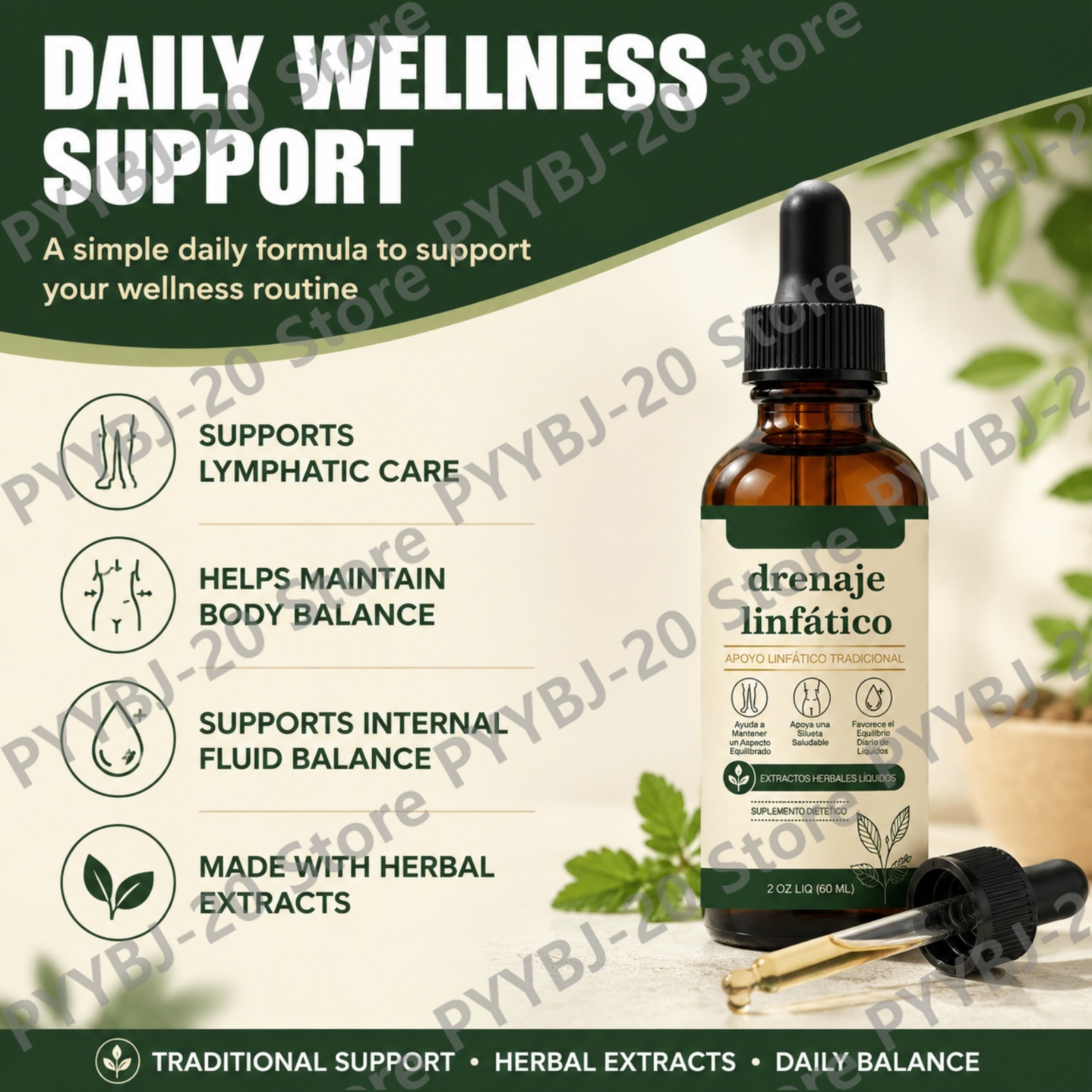 Gouttes Liquides de Soutien Ly - Herbal Supplement avis et prix