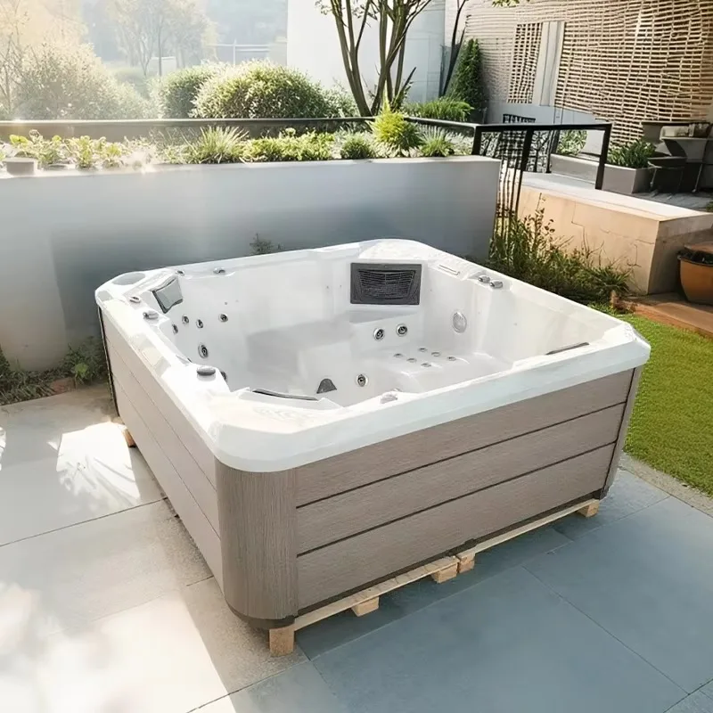 Bain à remous extérieur en acr - Review Wellness avis et prix