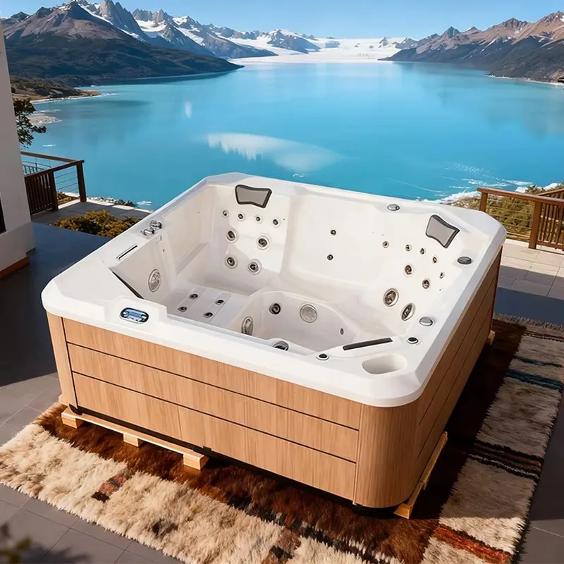 Bain à remous extérieur en acr - Review Wellness avis et prix